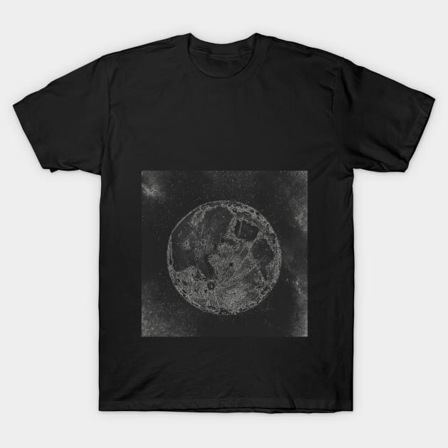 Moon T-Shirt by Cursed_Illustrations